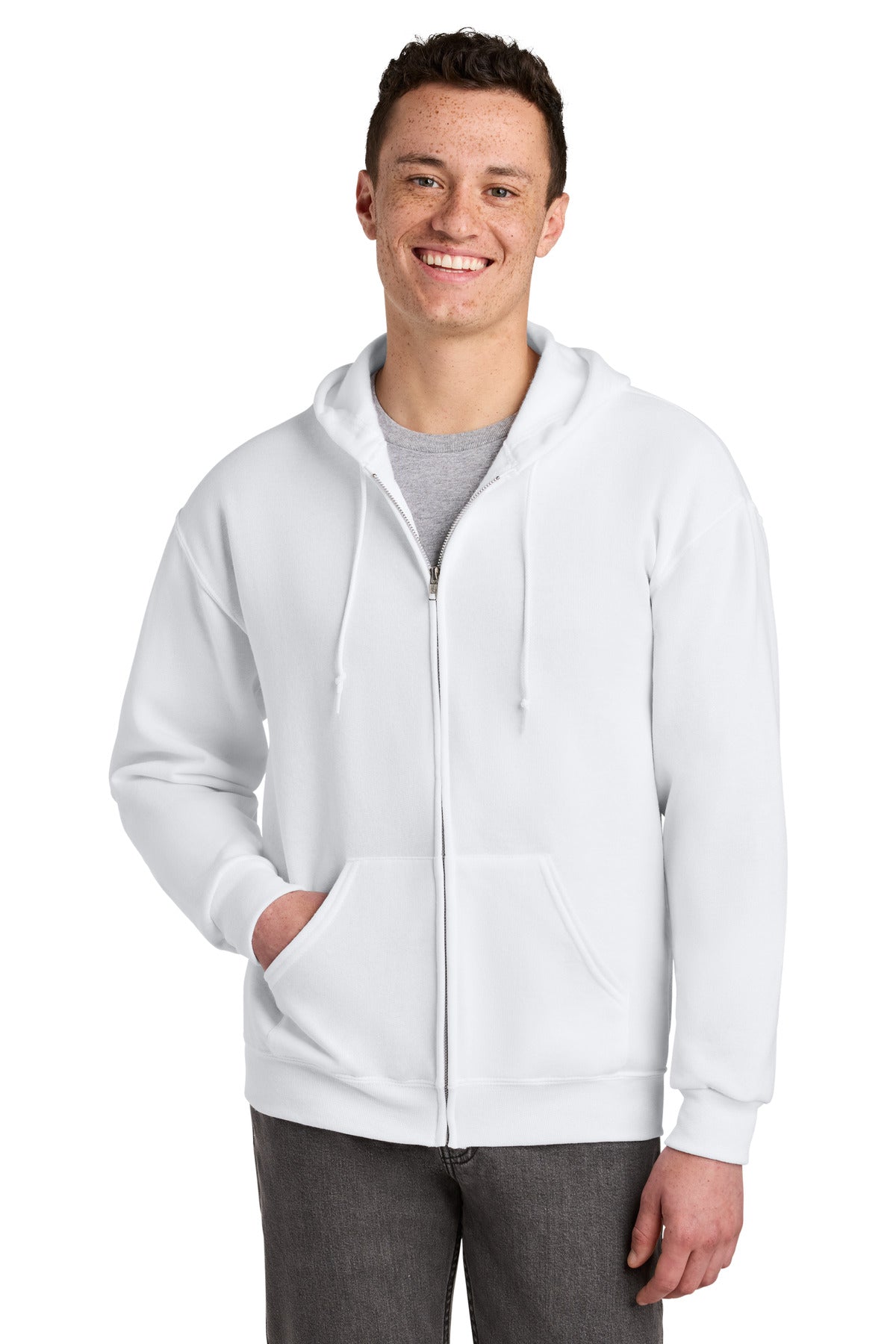 Jerzees 993M NuBlend Full-Zip Hooded Sweatshirt