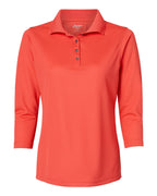 Women's Lady Palm Three-Quarter Sleeve Polo | 120