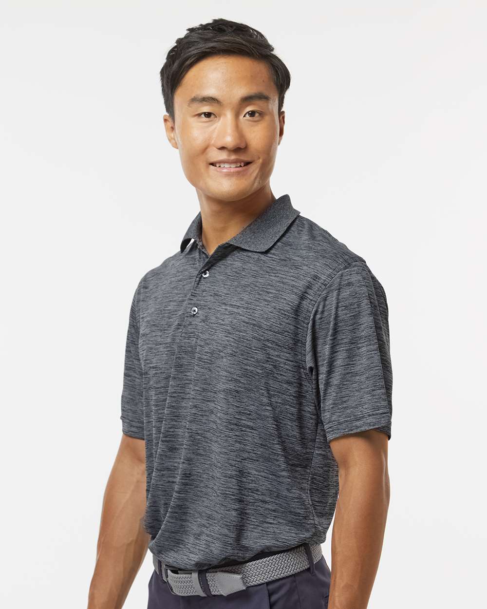 Men's Dakota Striated Heather Polo | 130