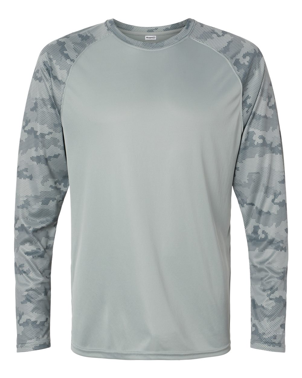 Unisex Cayman Performance Camo Colorblocked Long Sleeve T-Shirt | 216