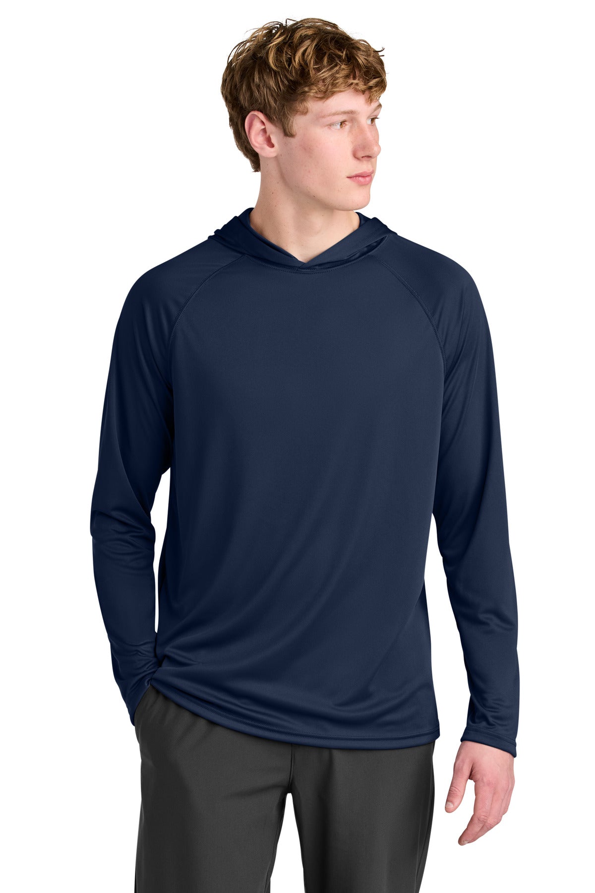 A4 A4N3409 Cooling Performance Long Sleeve Hooded Tee