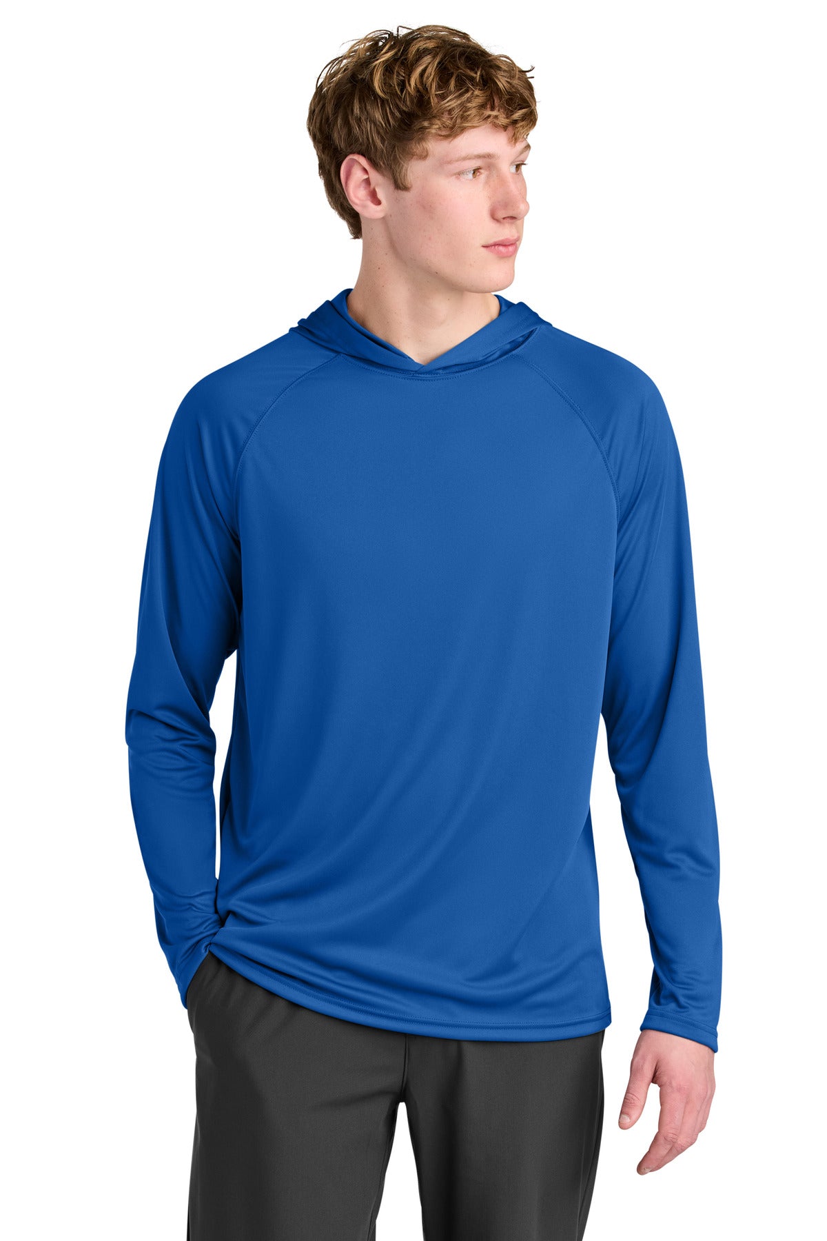 A4 A4N3409 Cooling Performance Long Sleeve Hooded Tee