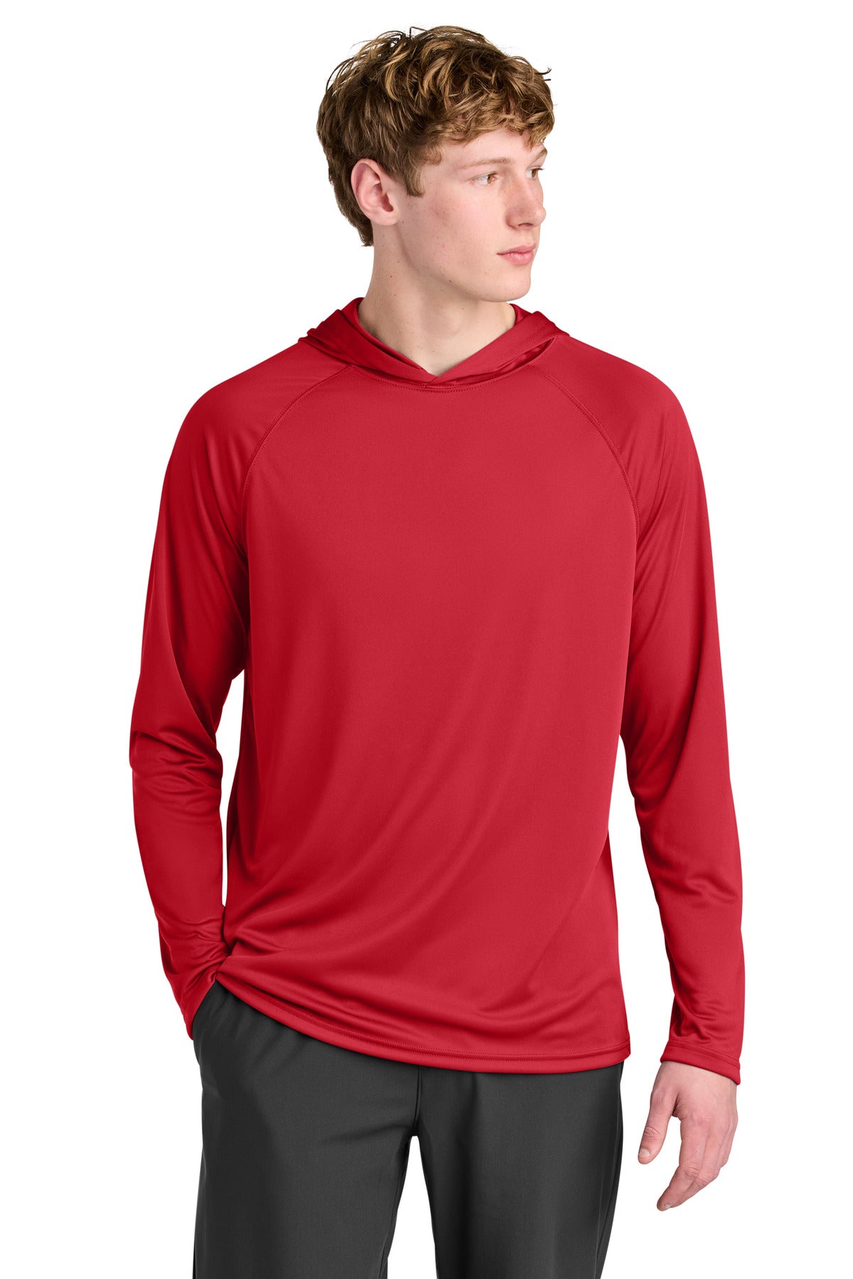 A4 A4N3409 Cooling Performance Long Sleeve Hooded Tee