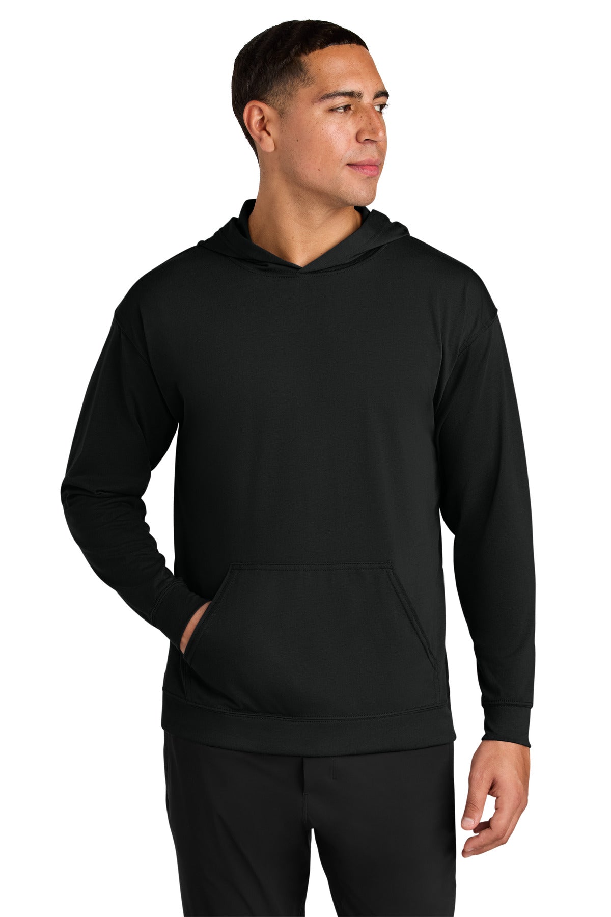 A4 A4N3528 Softek Long Sleeve Hooded Tee