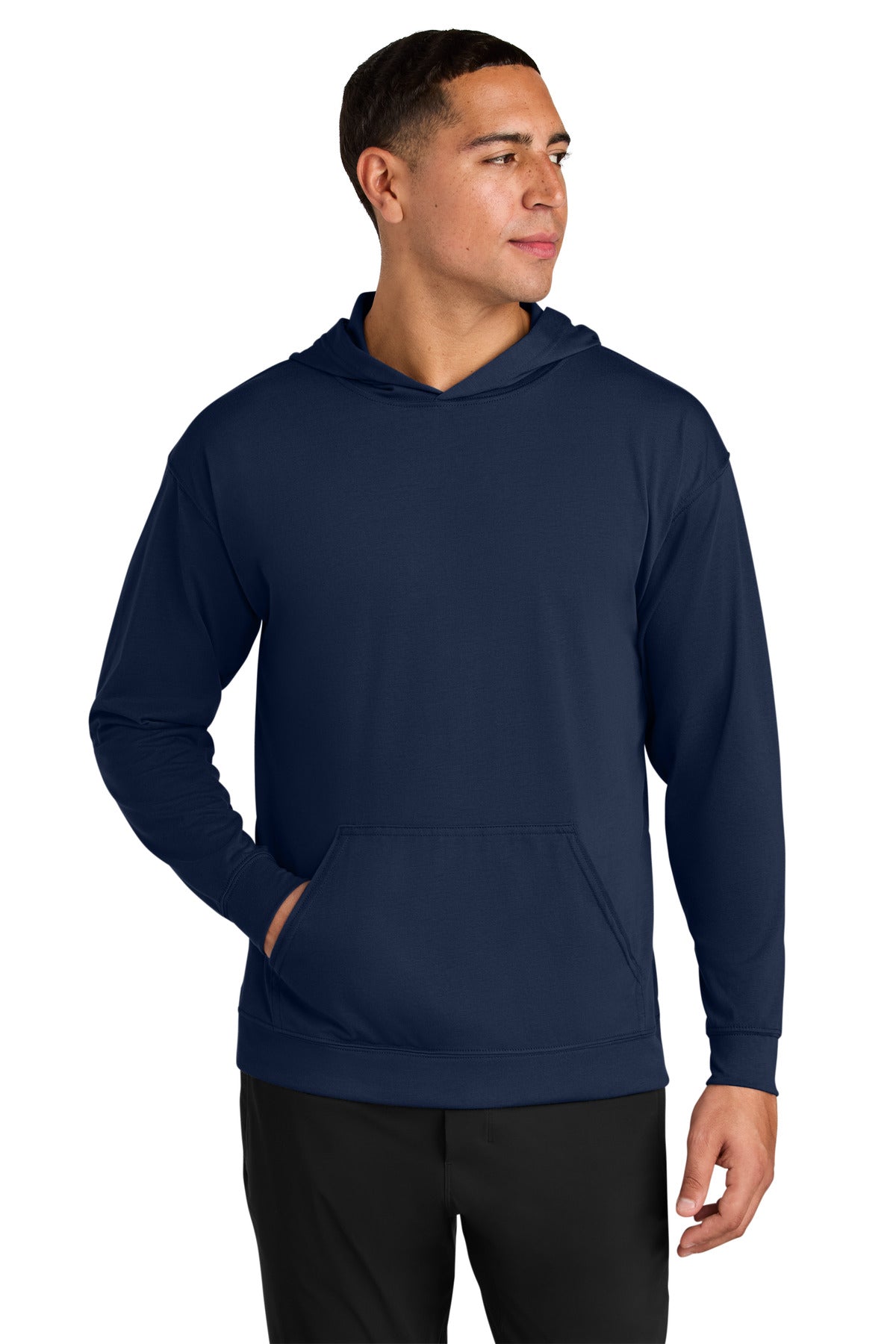 A4 A4N3528 Softek Long Sleeve Hooded Tee