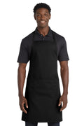Port Authority A700 Easy Care Extra Long Bib Apron with Stain Release