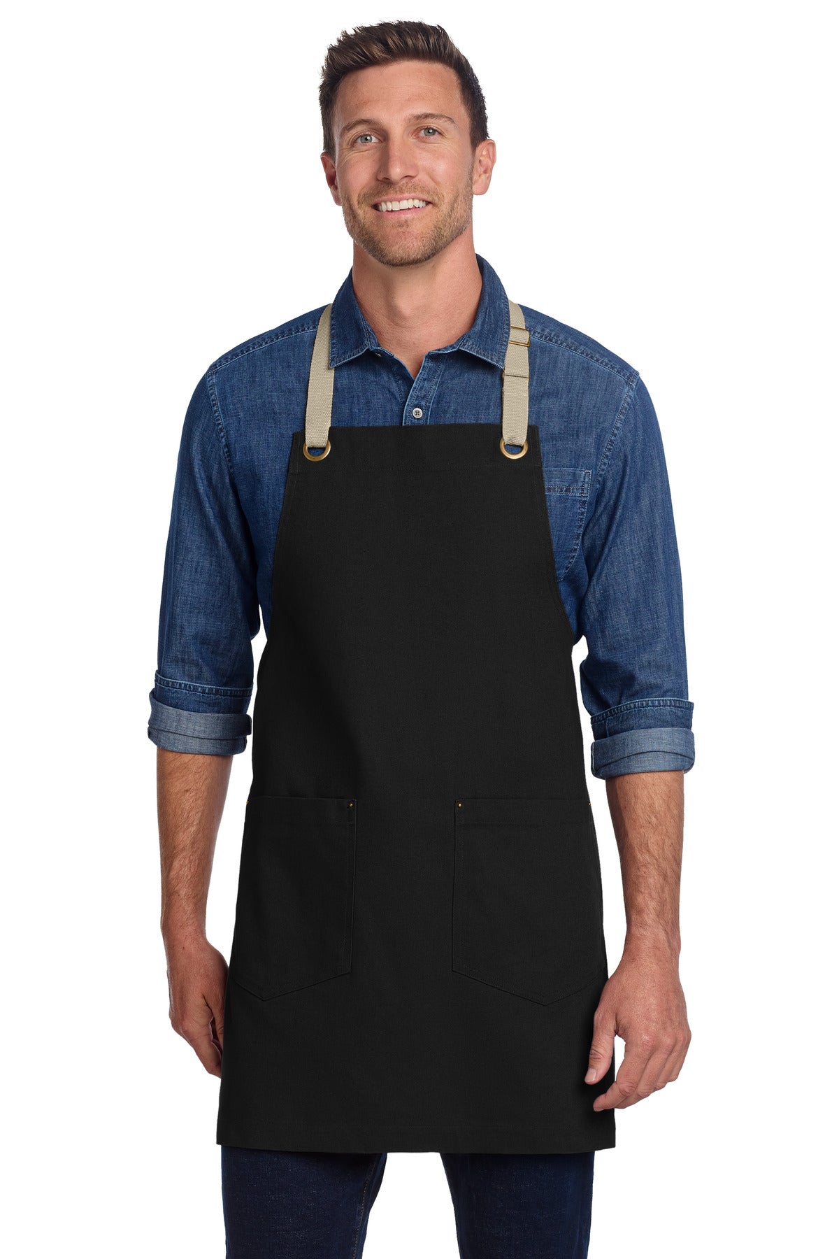 Port Authority A815 Canvas Full-Length Two-Pocket Apron