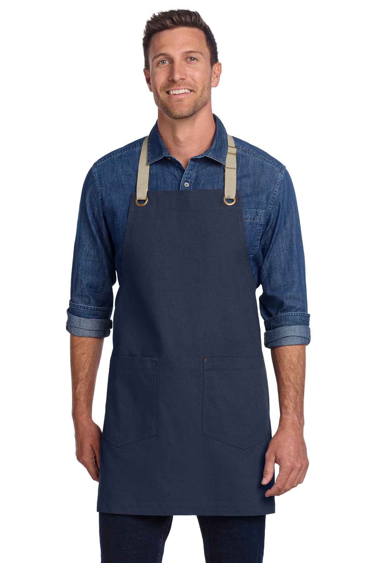 Port Authority A815 Canvas Full-Length Two-Pocket Apron