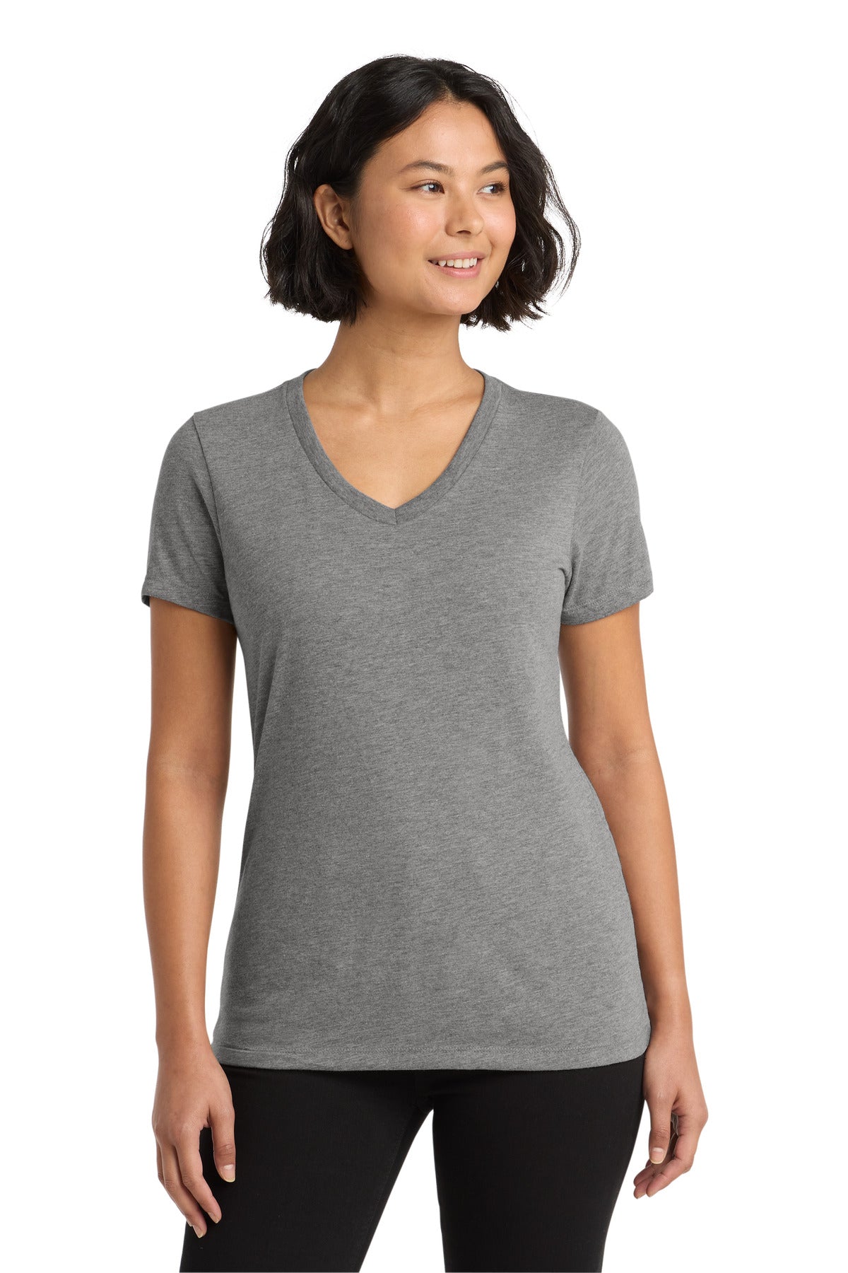 Allmade AL2018 Women's Tri-Blend V-Neck Tee