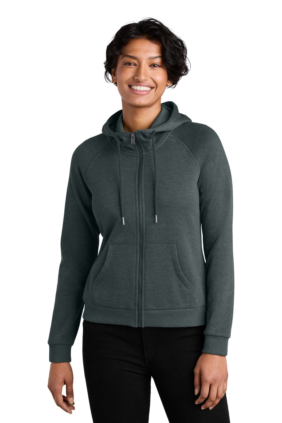 Allmade AL5003 Women's Organic CVC Fleece Full-Zip Hoodie