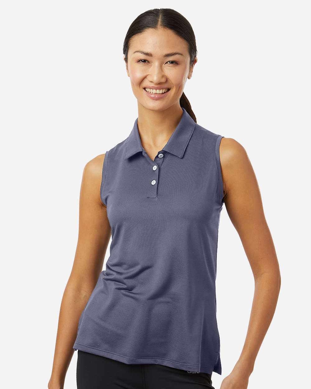 Women's Ottoman Sleeveless Polo | A1005