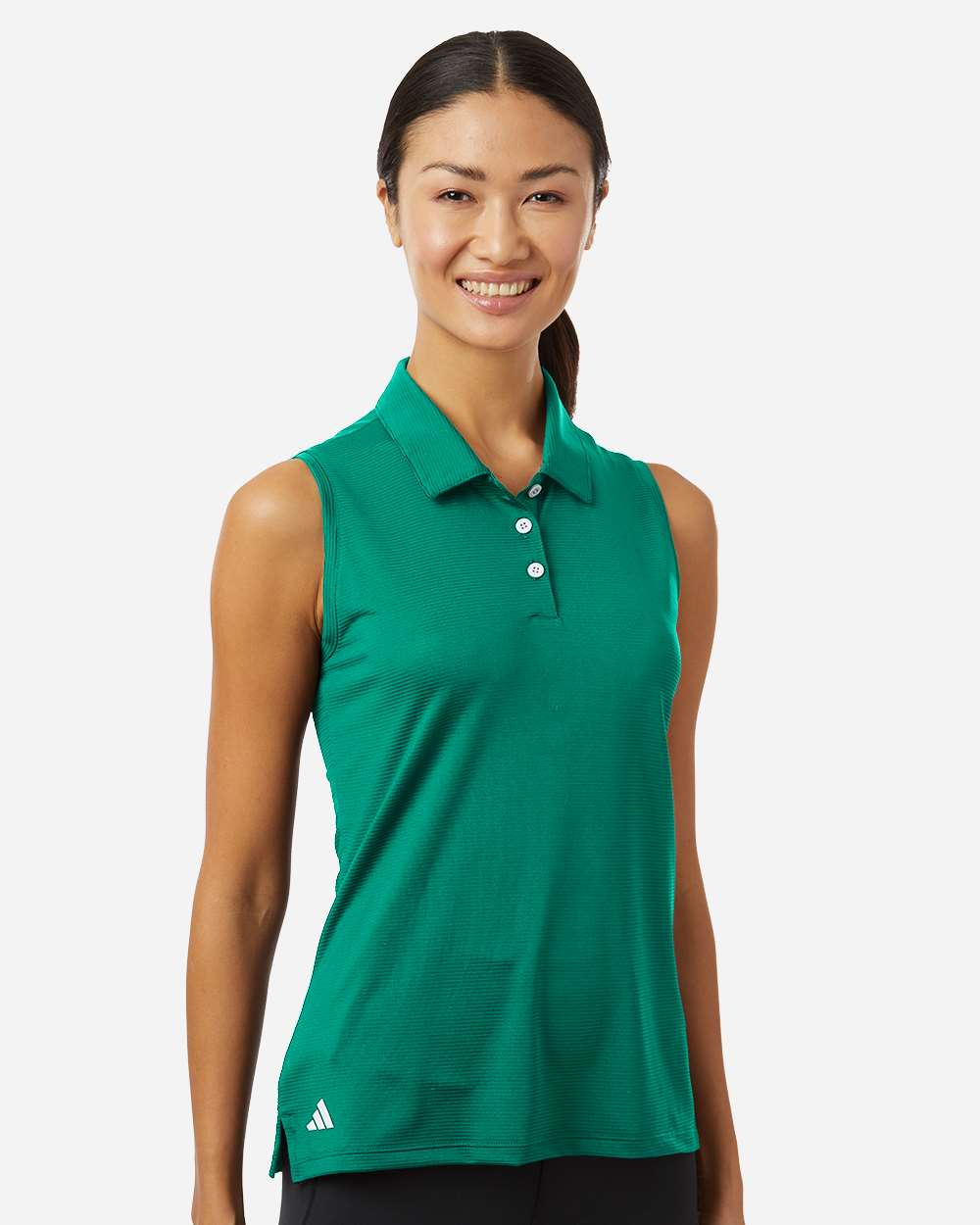 Women's Ottoman Sleeveless Polo | A1005