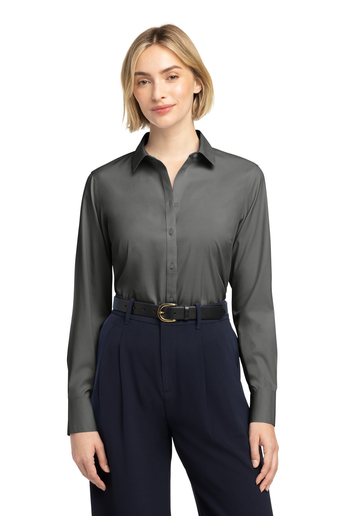 Brooks Brothers BB18001 Women's Wrinkle-Free Stretch Pinpoint Shirt
