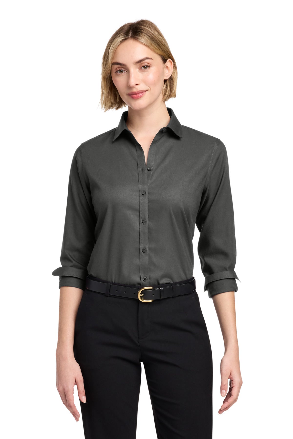Brooks Brothers BB18003 Women's Wrinkle-Free Stretch Nailhead Shirt