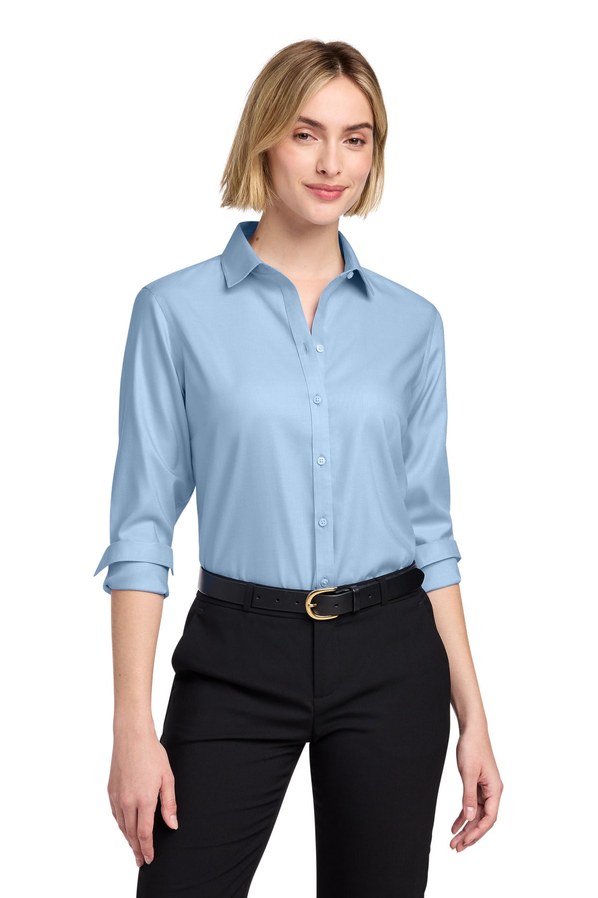 Brooks Brothers BB18003 Women's Wrinkle-Free Stretch Nailhead Shirt