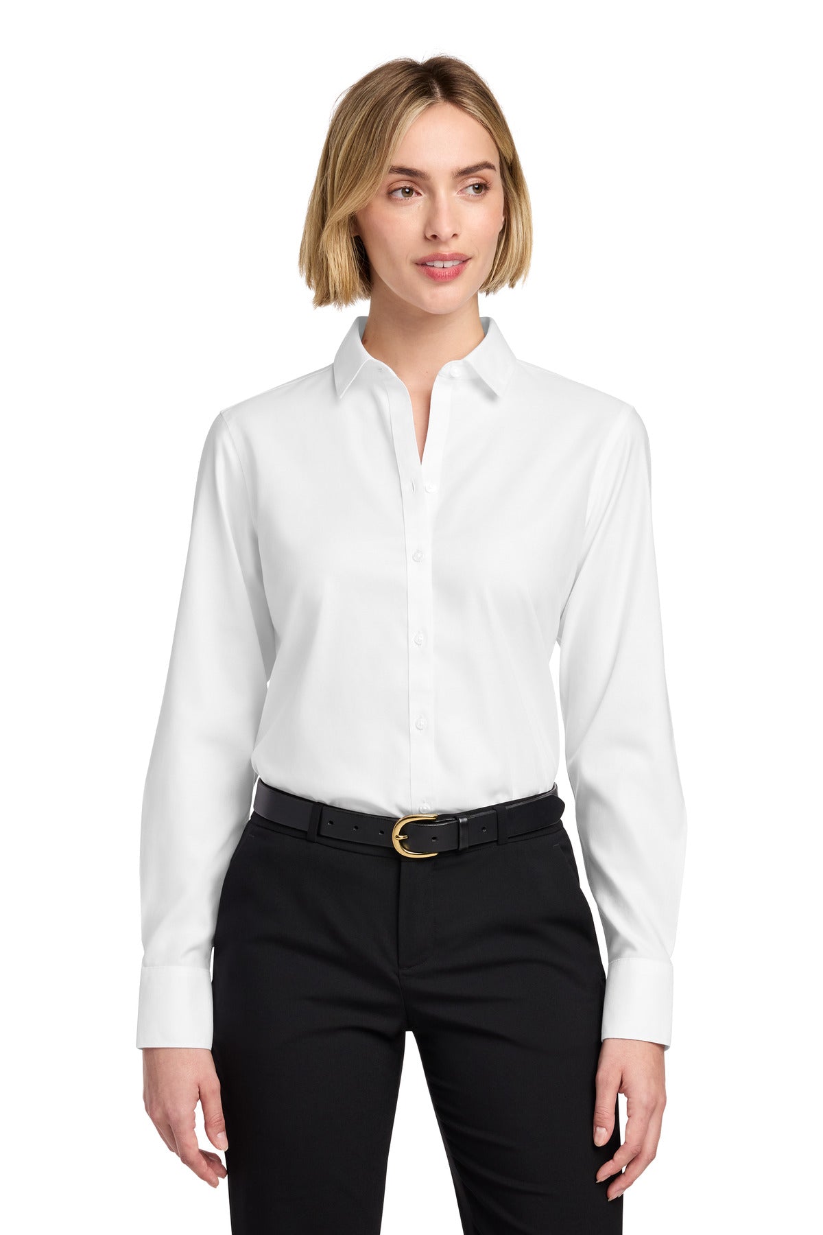 Brooks Brothers BB18003 Women's Wrinkle-Free Stretch Nailhead Shirt