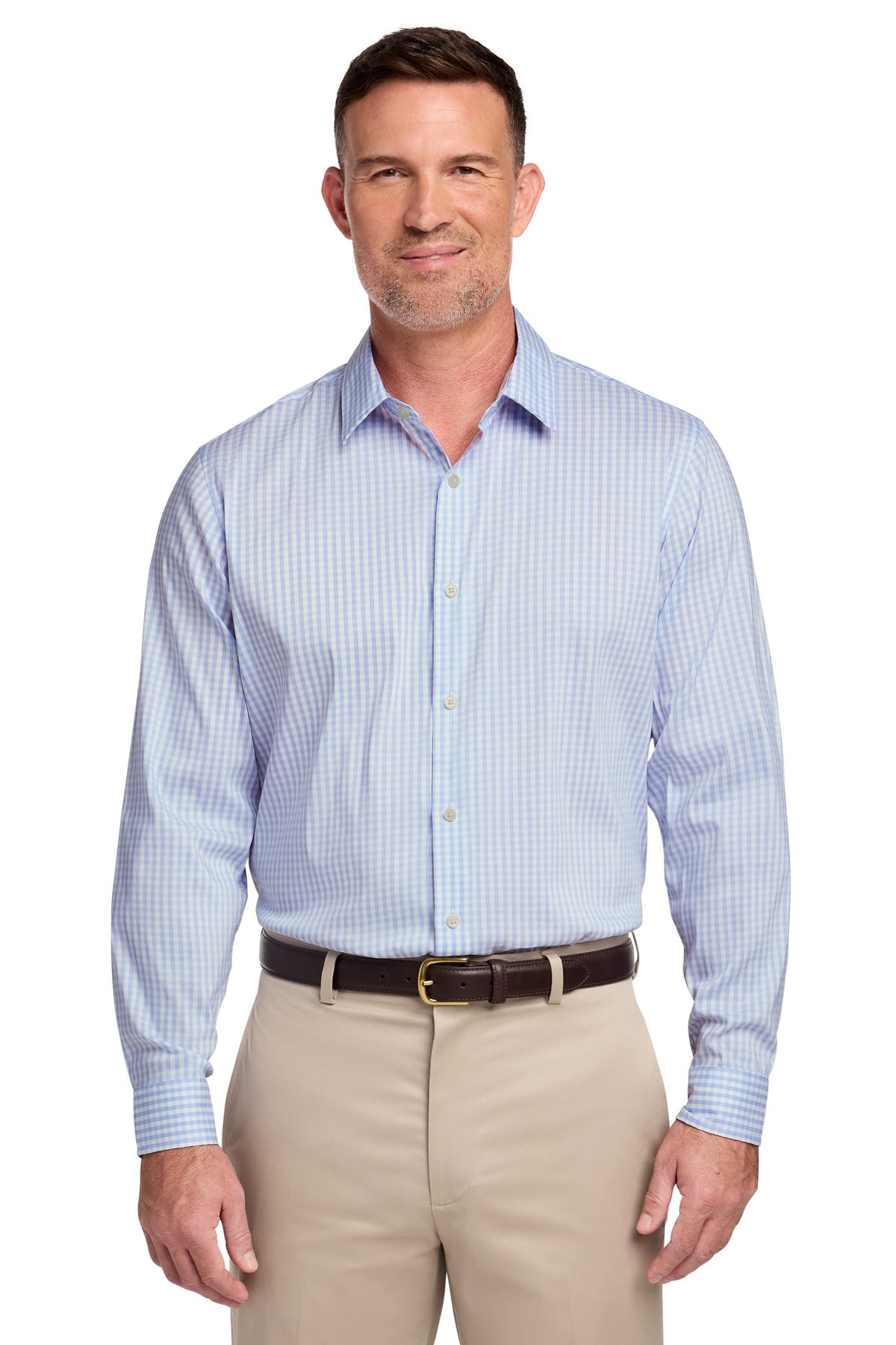 Brooks Brothers BB18006 Tech Stretch Patterned Shirt
