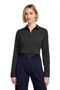 Brooks Brothers BB18007 Women's Full-Button Satin Blouse
