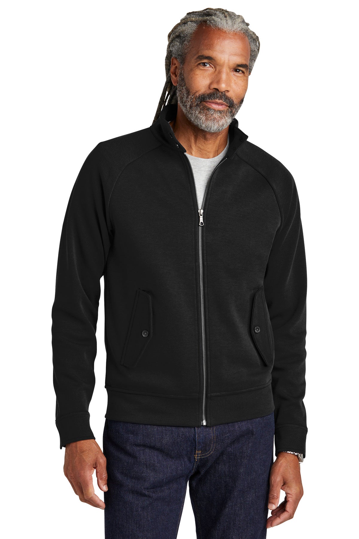 Brooks Brothers BB18210 Double-Knit Full-Zip