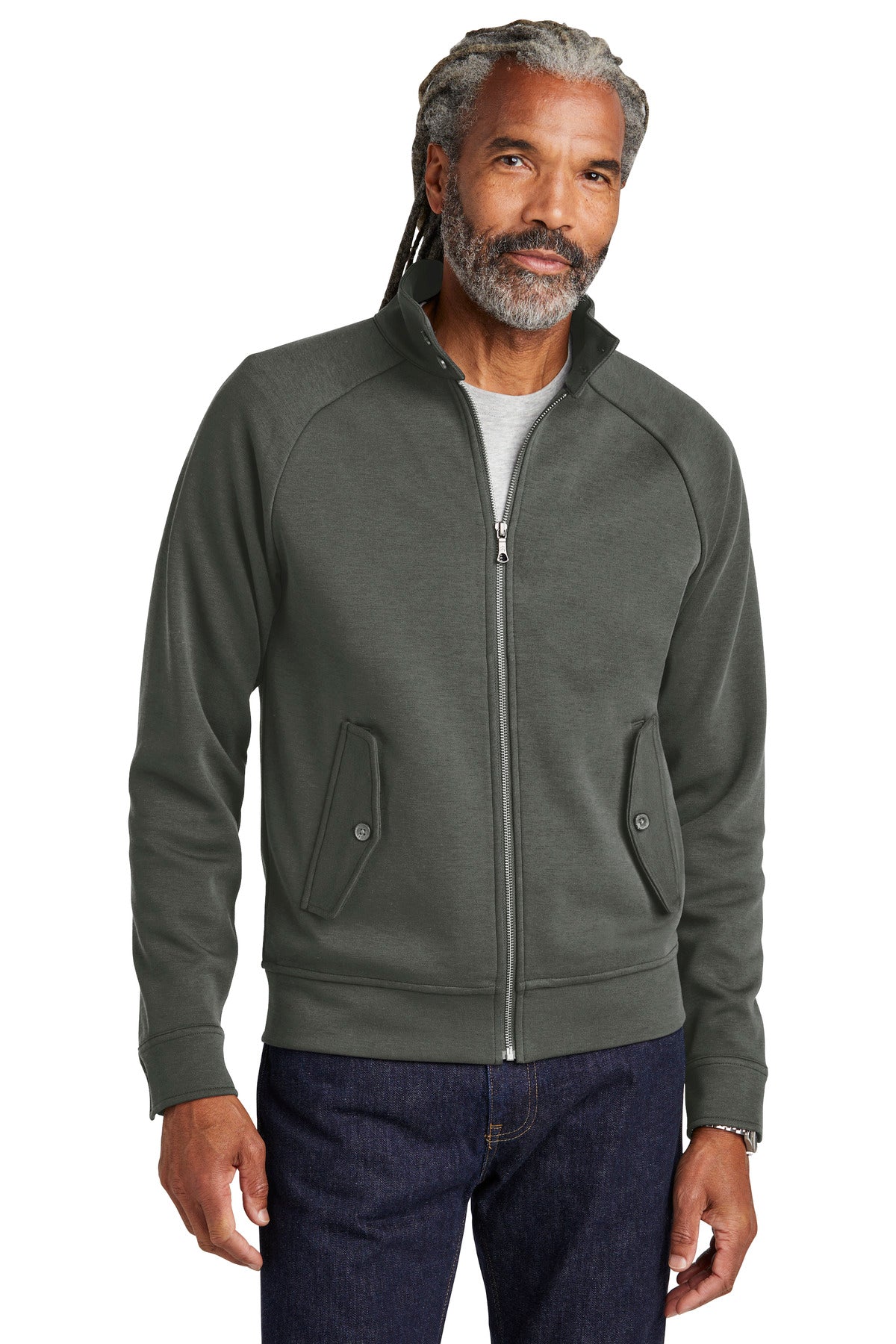 Brooks Brothers BB18210 Double-Knit Full-Zip