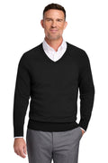 Brooks Brothers BB18400 Cotton Stretch V-Neck Sweater