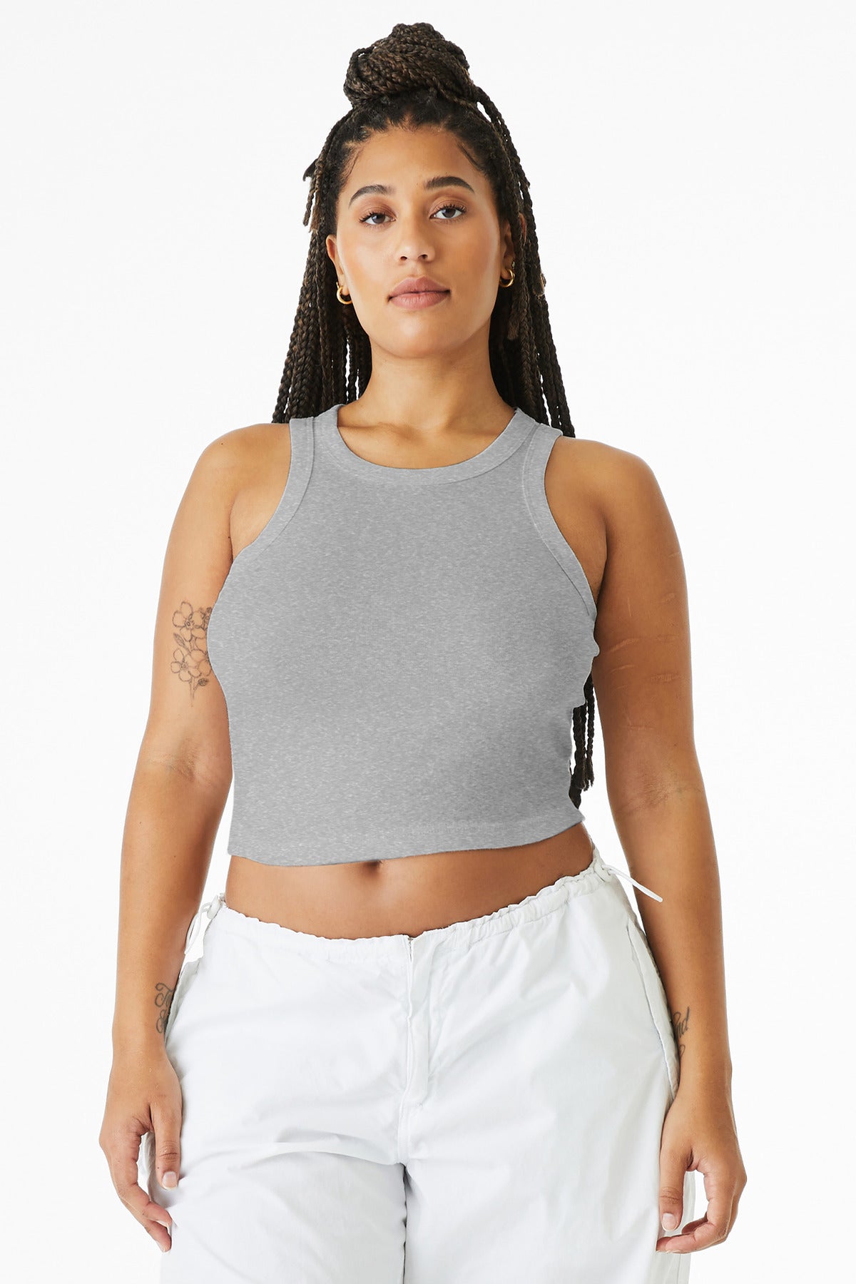 Tank top racerback de mujer micro rib - 5.4 oz | BELLA+CANVAS BC1019