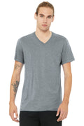 Unisex Heather CVC V-Neck Tee - 4.2 oz | BELLA+CANVAS BC3005CVC