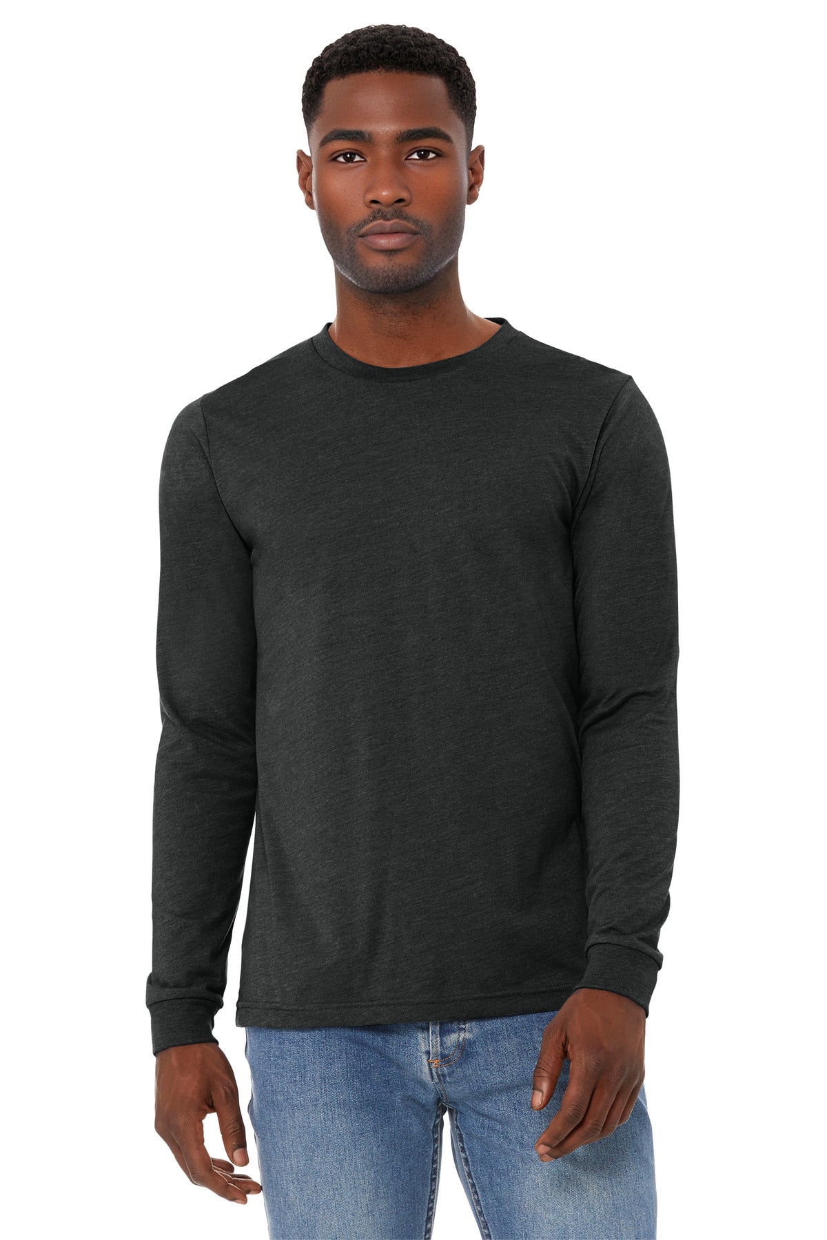 Bella + Canvas BC3501CVC Unisex Heather CVC Long Sleeve Tee