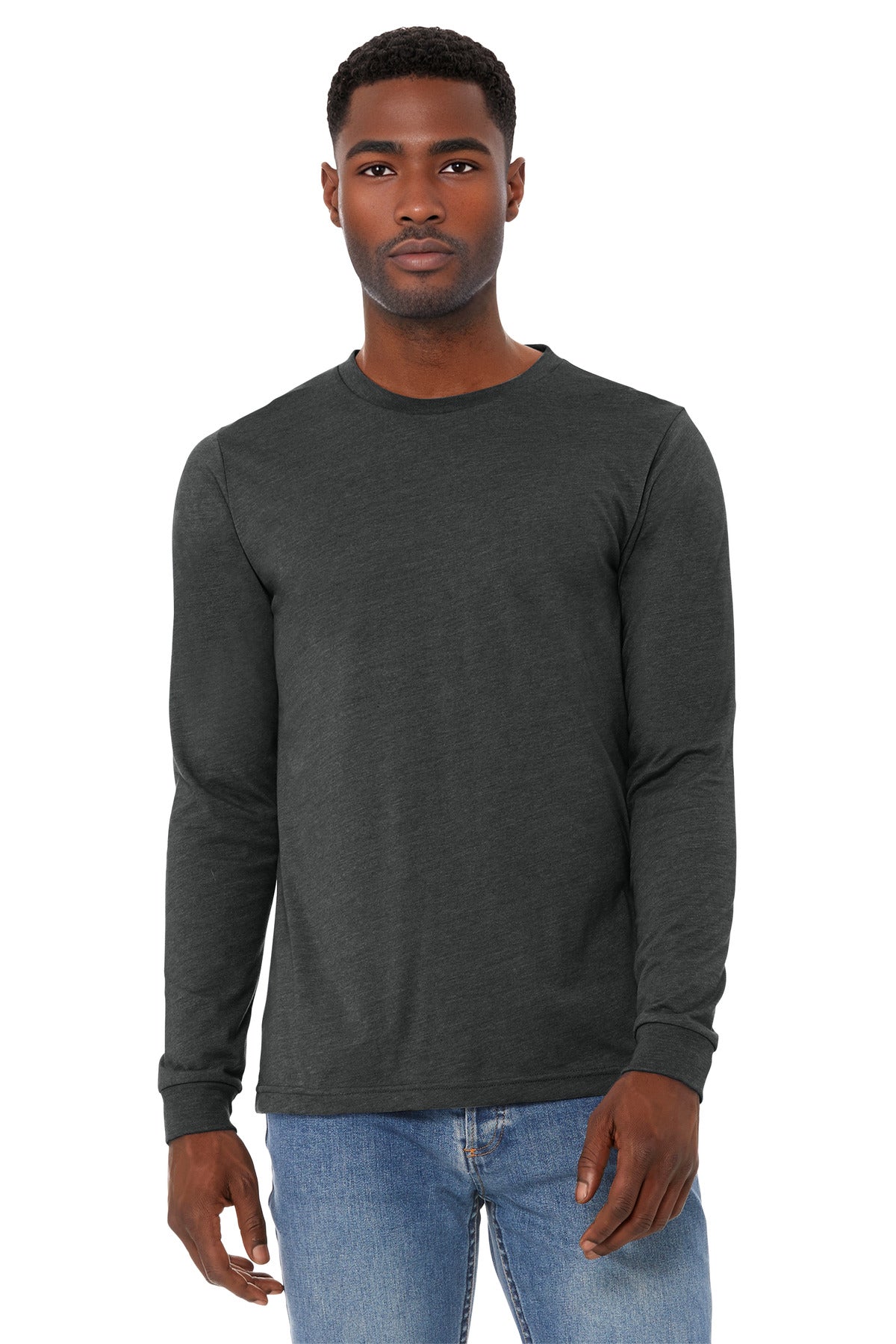 Bella + Canvas BC3501CVC Unisex Heather CVC Long Sleeve Tee
