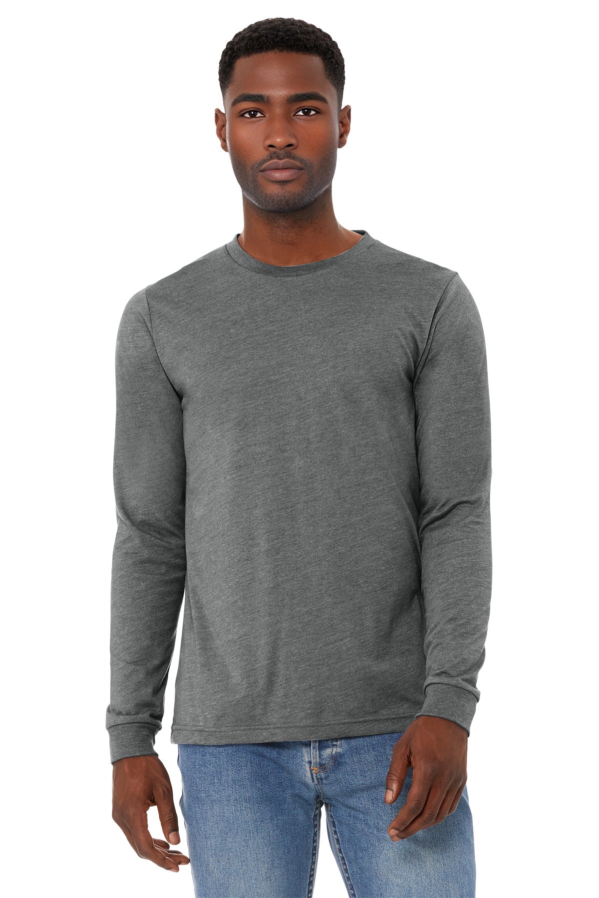 Bella + Canvas BC3501CVC Unisex Heather CVC Long Sleeve Tee