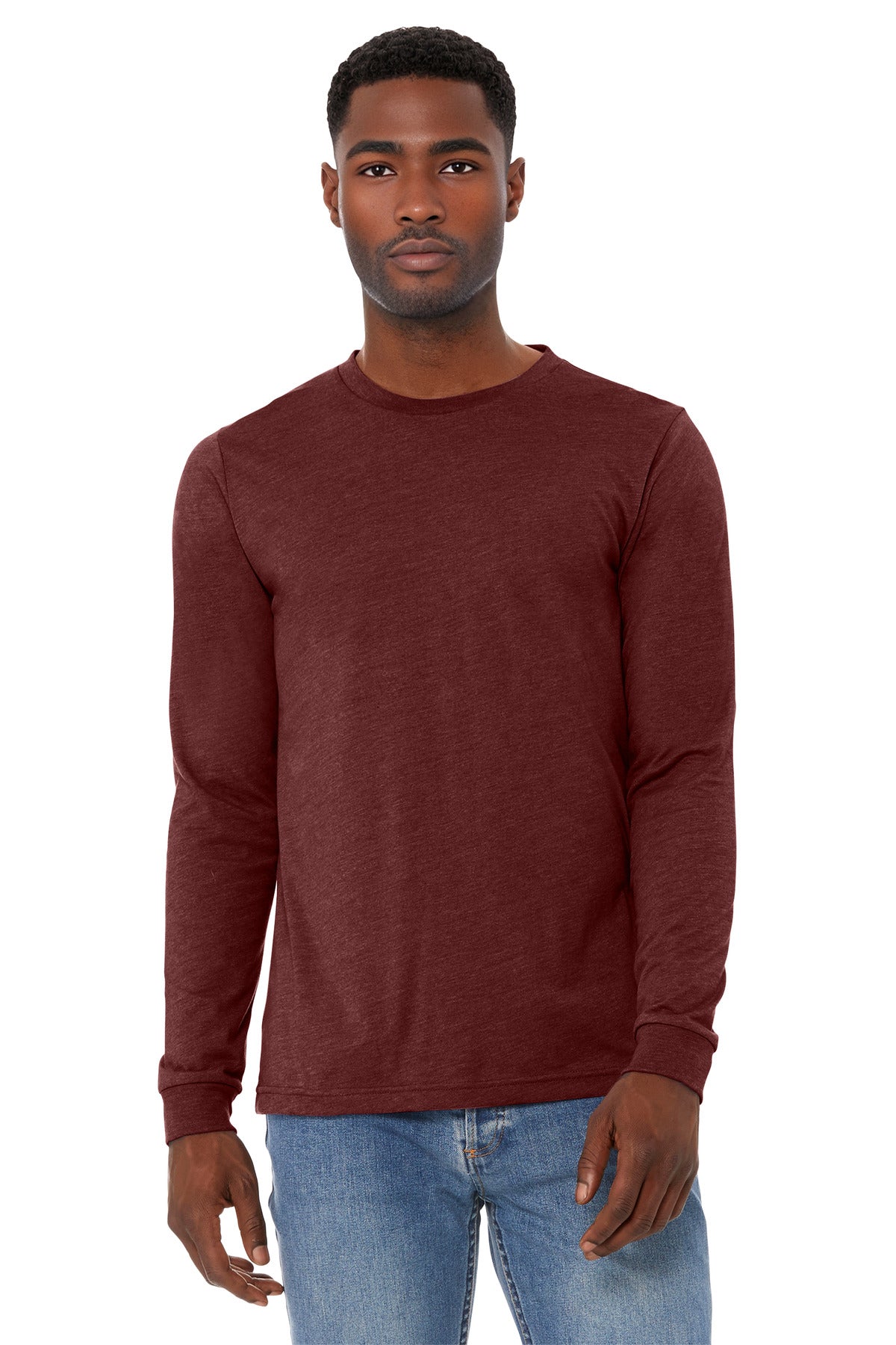 Bella + Canvas BC3501CVC Unisex Heather CVC Long Sleeve Tee