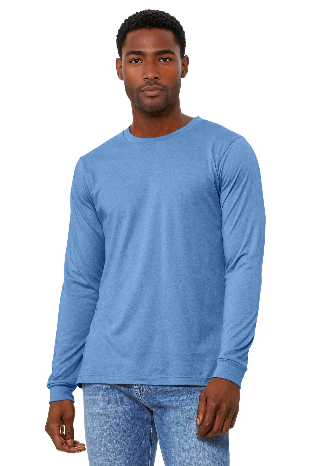 Bella + Canvas BC3501CVC Unisex Heather CVC Long Sleeve Tee