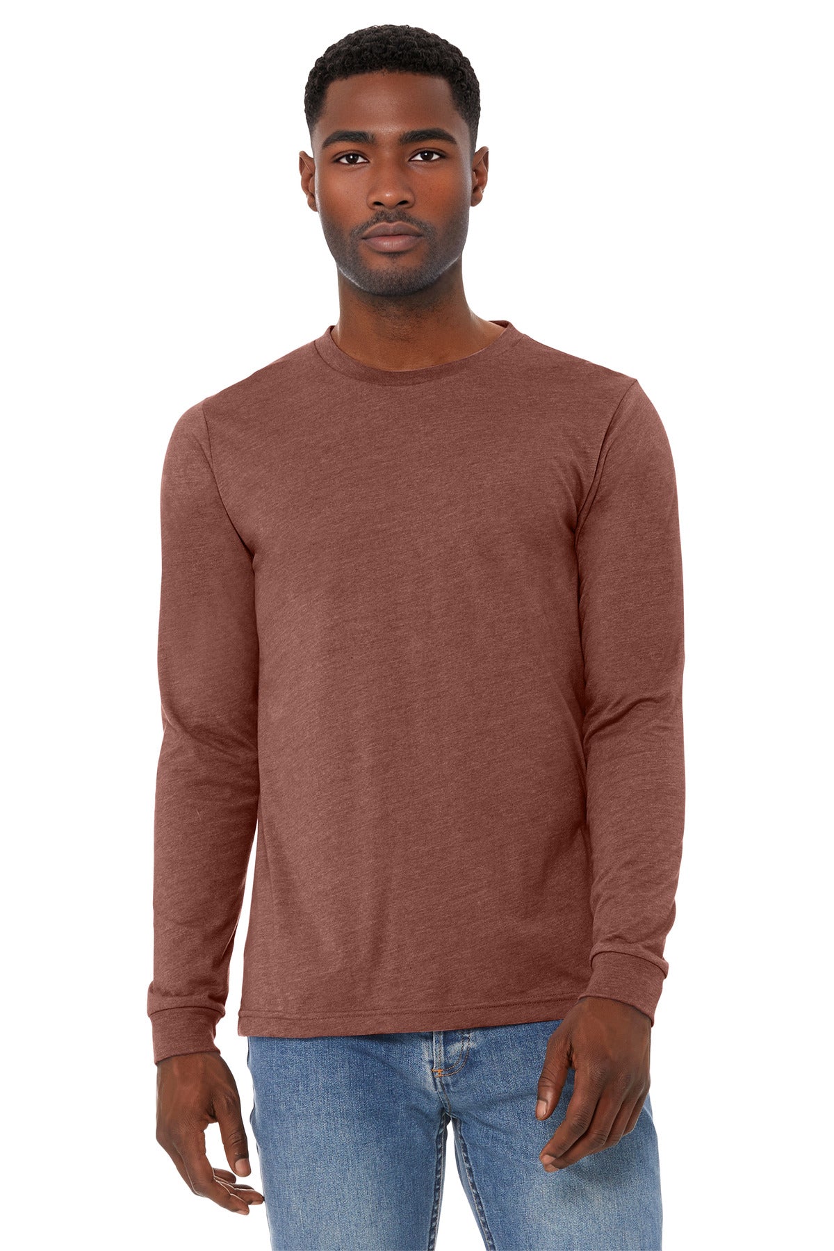 Bella + Canvas BC3501CVC Unisex Heather CVC Long Sleeve Tee
