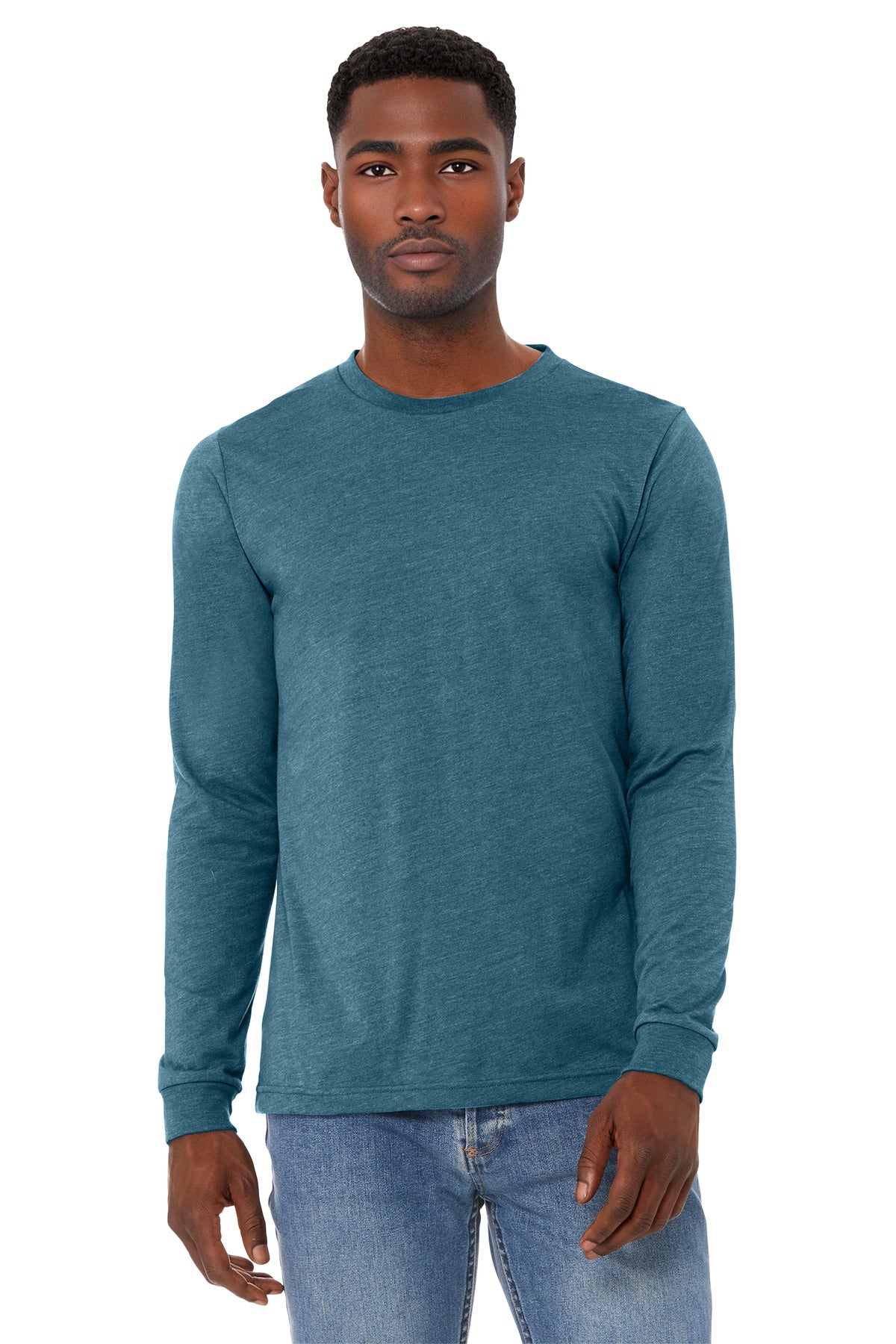 Bella + Canvas BC3501CVC Unisex Heather CVC Long Sleeve Tee