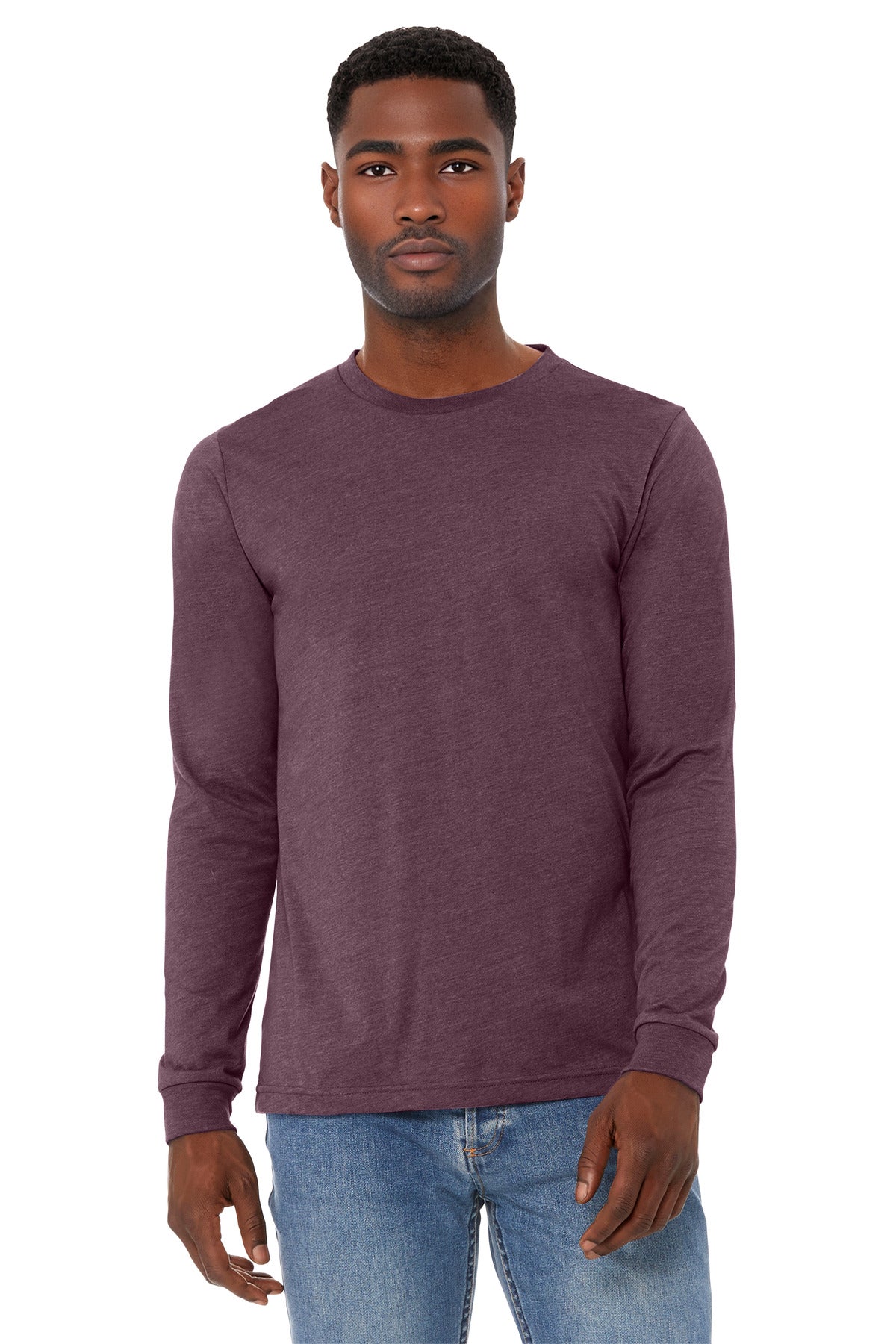 Bella + Canvas BC3501CVC Unisex Heather CVC Long Sleeve Tee