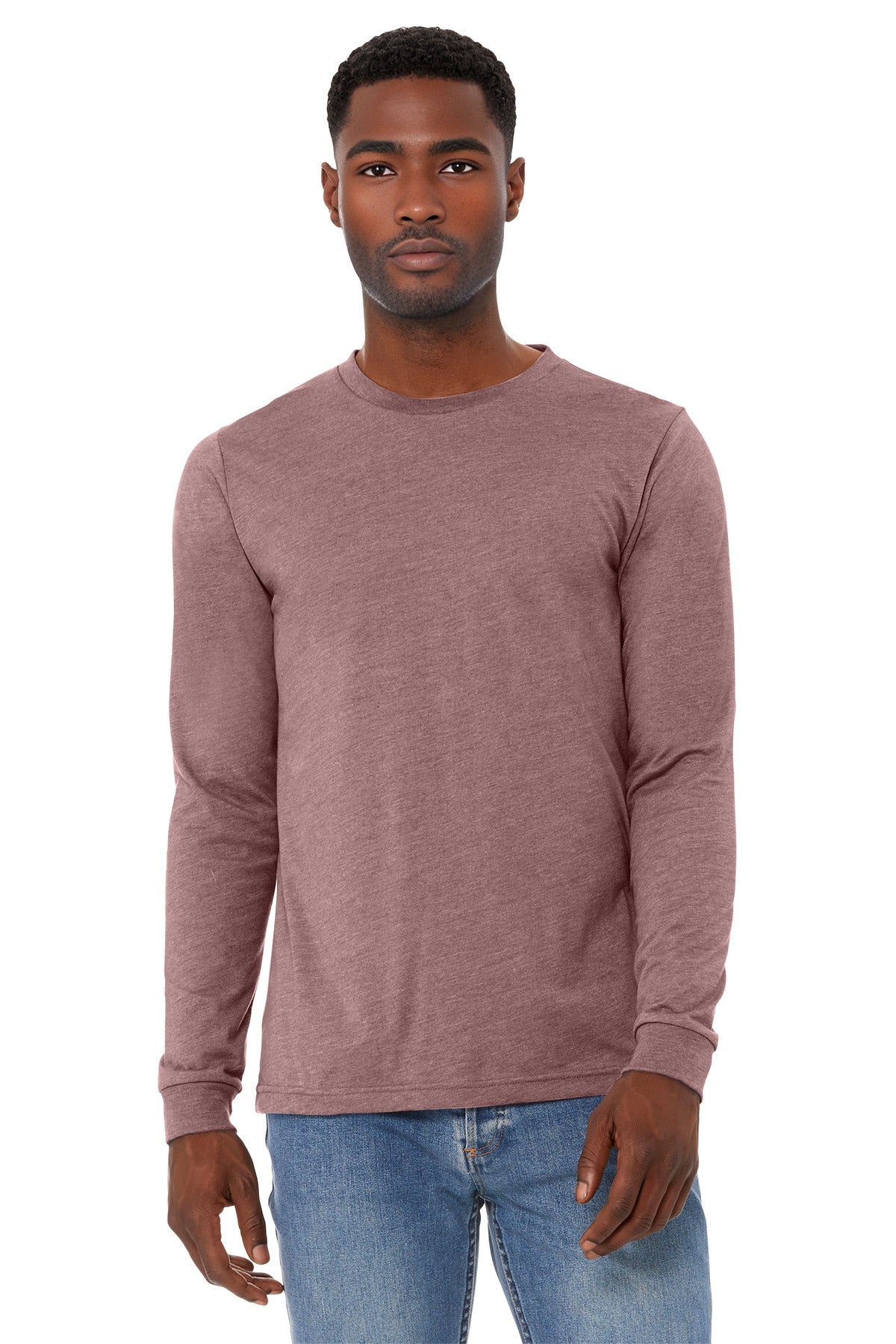 Bella + Canvas BC3501CVC Unisex Heather CVC Long Sleeve Tee