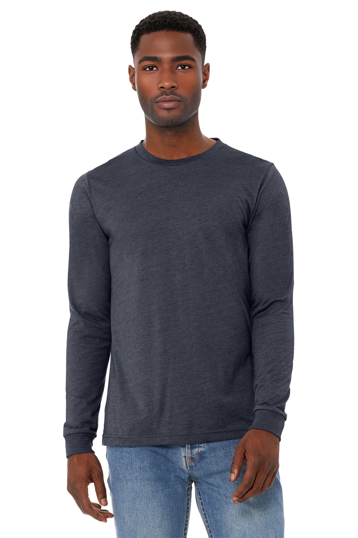 Bella + Canvas BC3501CVC Unisex Heather CVC Long Sleeve Tee