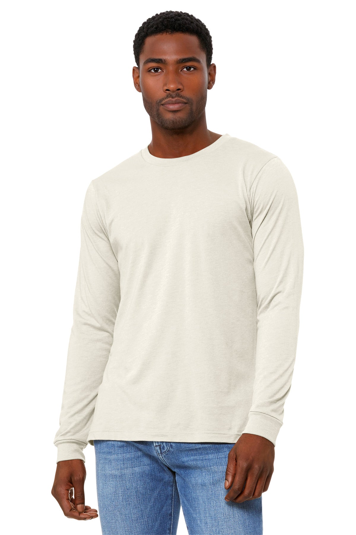 Bella + Canvas BC3501CVC Unisex Heather CVC Long Sleeve Tee