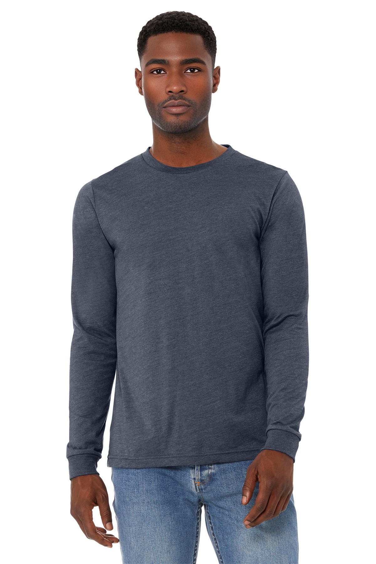 Bella + Canvas BC3501CVC Unisex Heather CVC Long Sleeve Tee