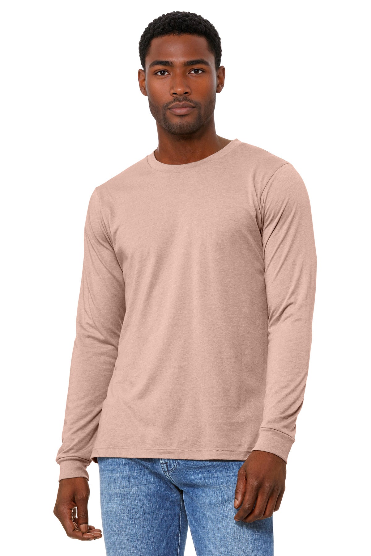 Bella + Canvas BC3501CVC Unisex Heather CVC Long Sleeve Tee