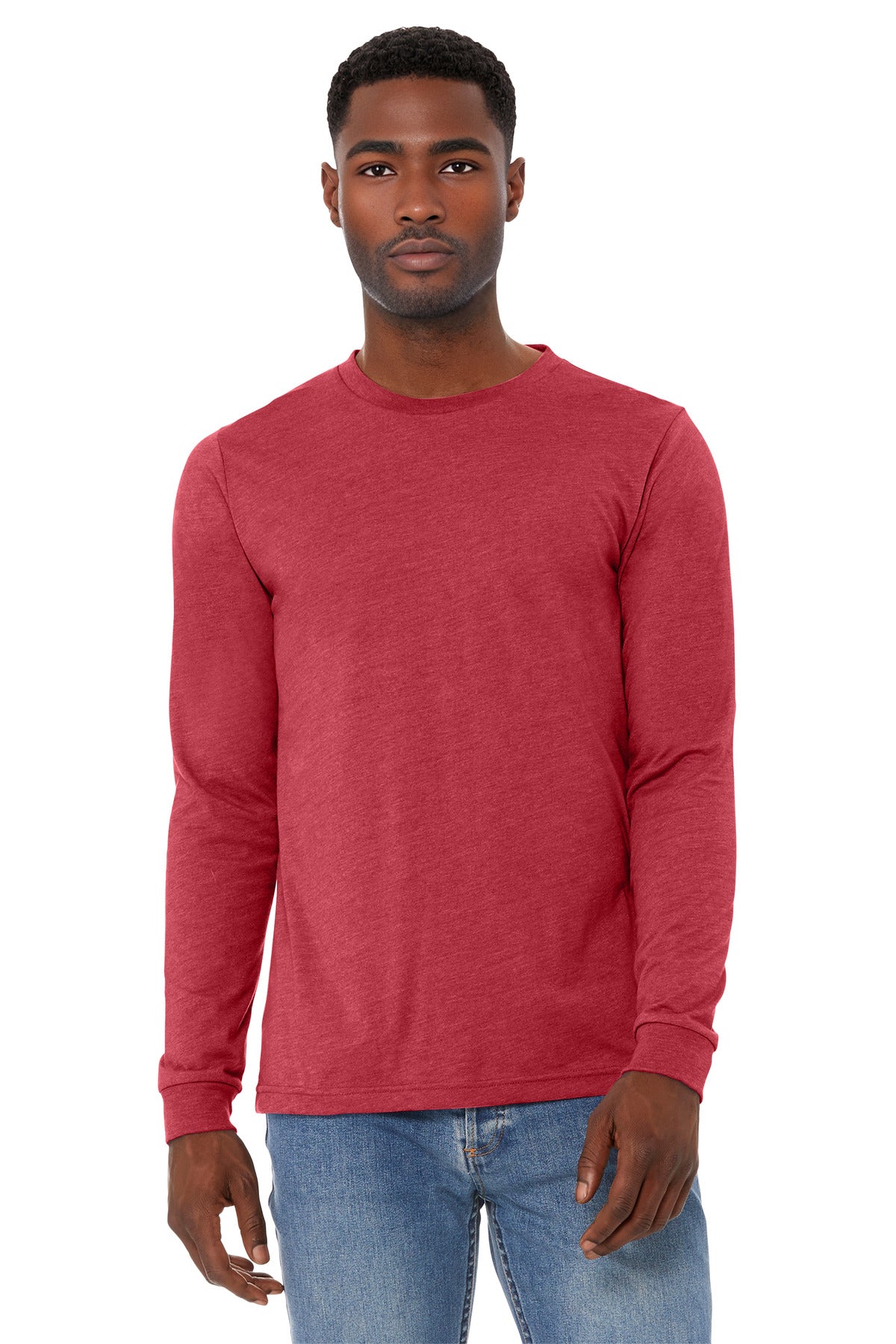 Bella + Canvas BC3501CVC Unisex Heather CVC Long Sleeve Tee