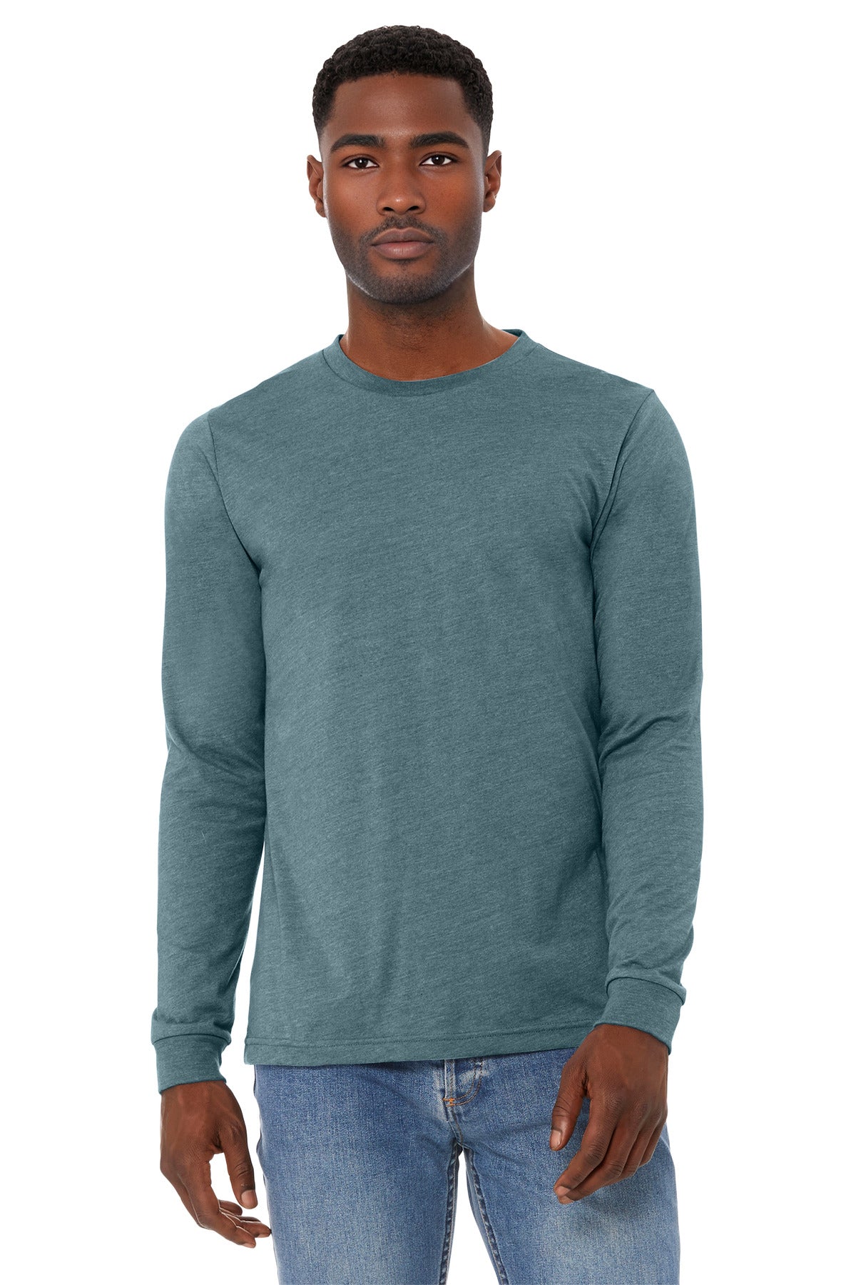 Bella + Canvas BC3501CVC Unisex Heather CVC Long Sleeve Tee