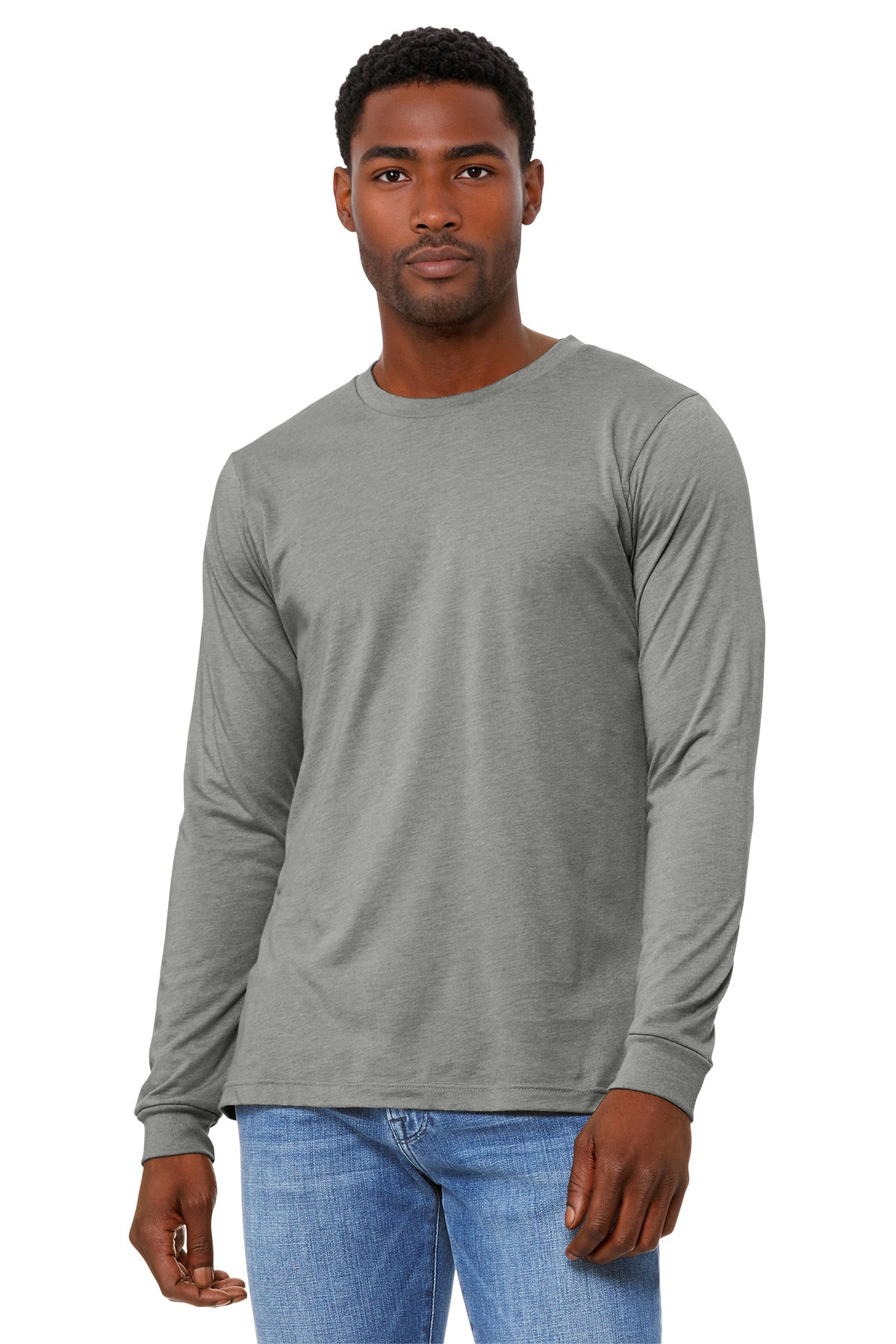 Bella + Canvas BC3501CVC Unisex Heather CVC Long Sleeve Tee