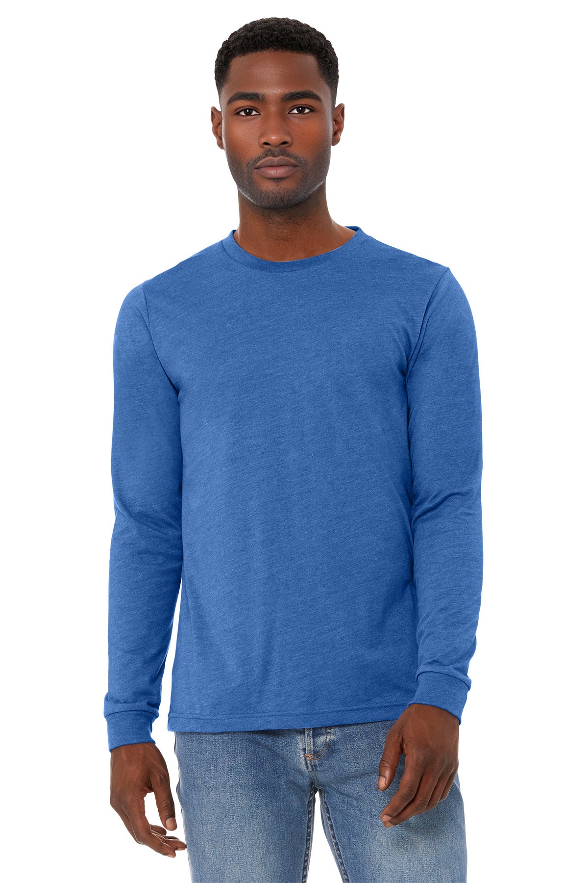Bella + Canvas BC3501CVC Unisex Heather CVC Long Sleeve Tee