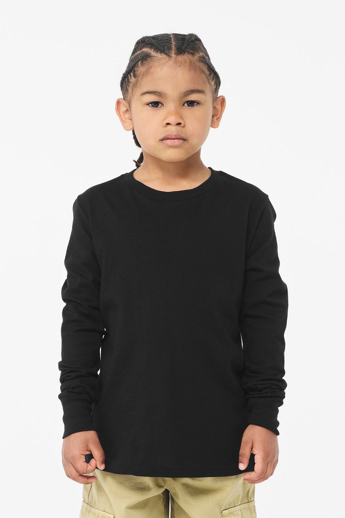 Youth Jersey Long Sleeve Tee - 4.2 oz | BELLA+CANVAS BC3501Y