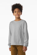 Youth 6-Ounce Heavyweight Long Sleeve Tee - 6 oz | BELLA+CANVAS BC3511Y