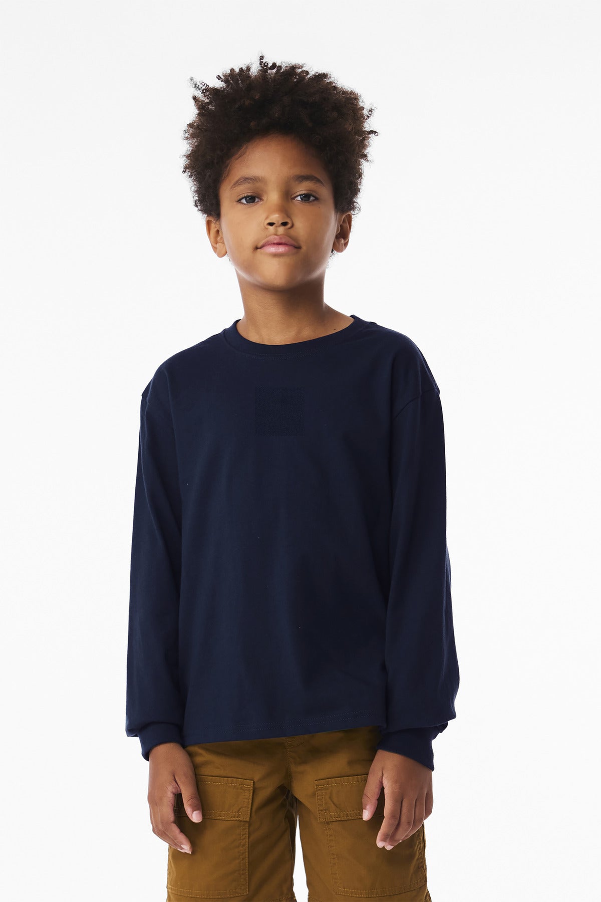 Bella + Canvas BC3511Y Youth 6-Ounce Heavyweight Long Sleeve Tee