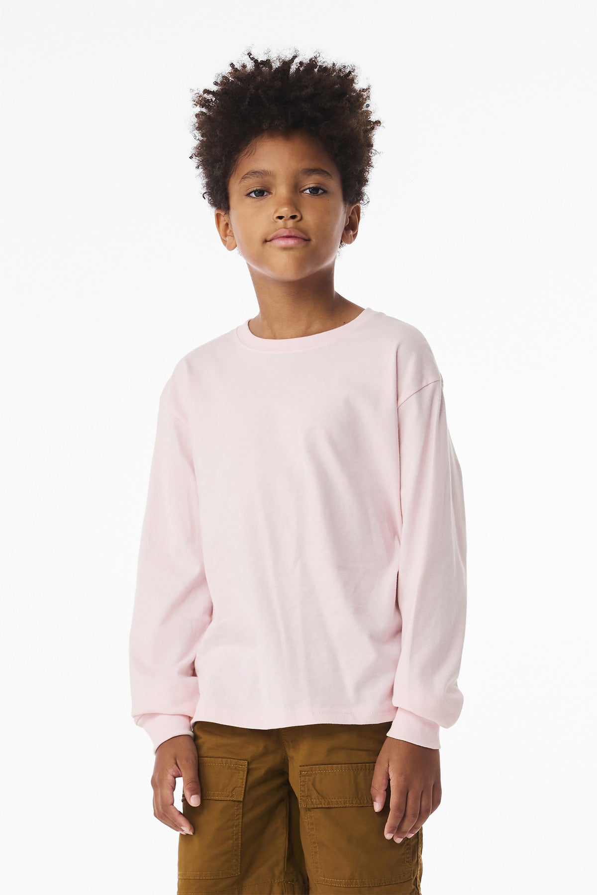 Bella + Canvas BC3511Y Youth 6-Ounce Heavyweight Long Sleeve Tee