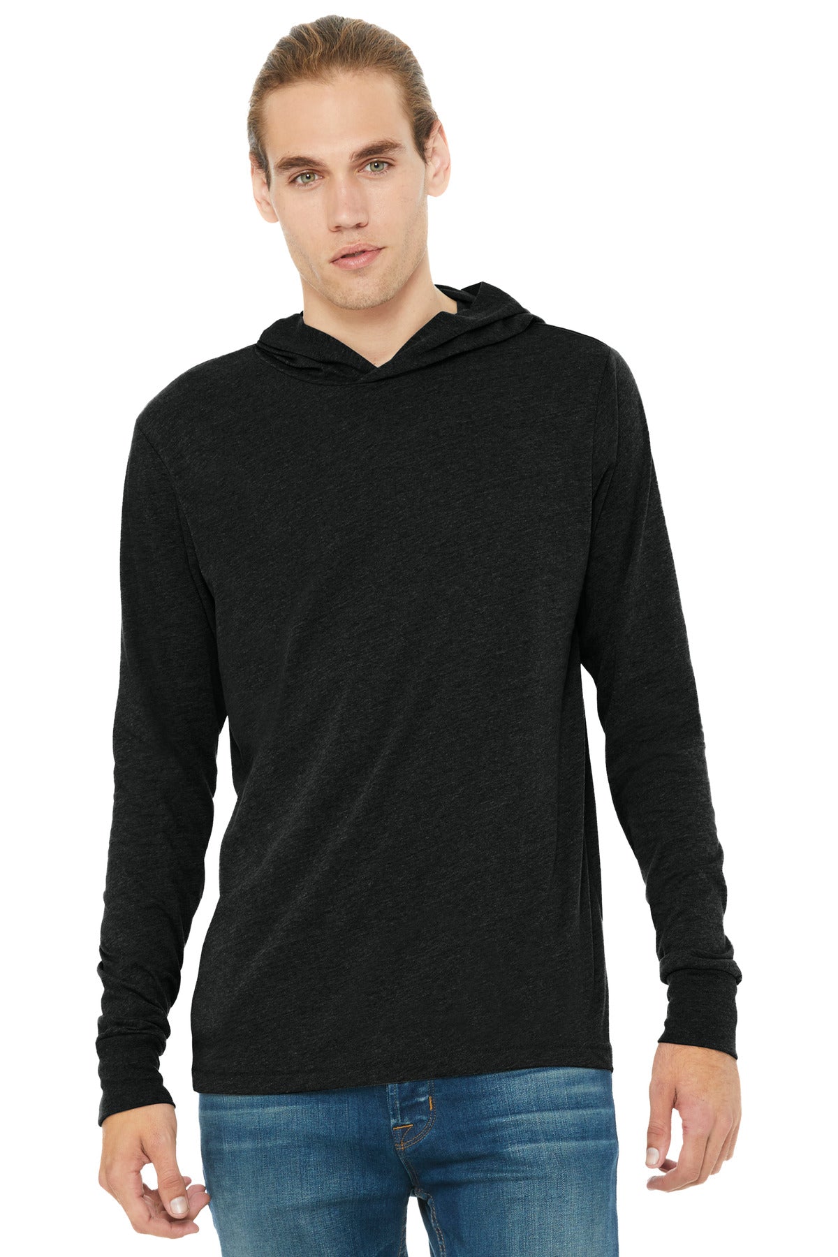 Bella + Canvas BC3512 Unisex Jersey Long Sleeve Hoodie
