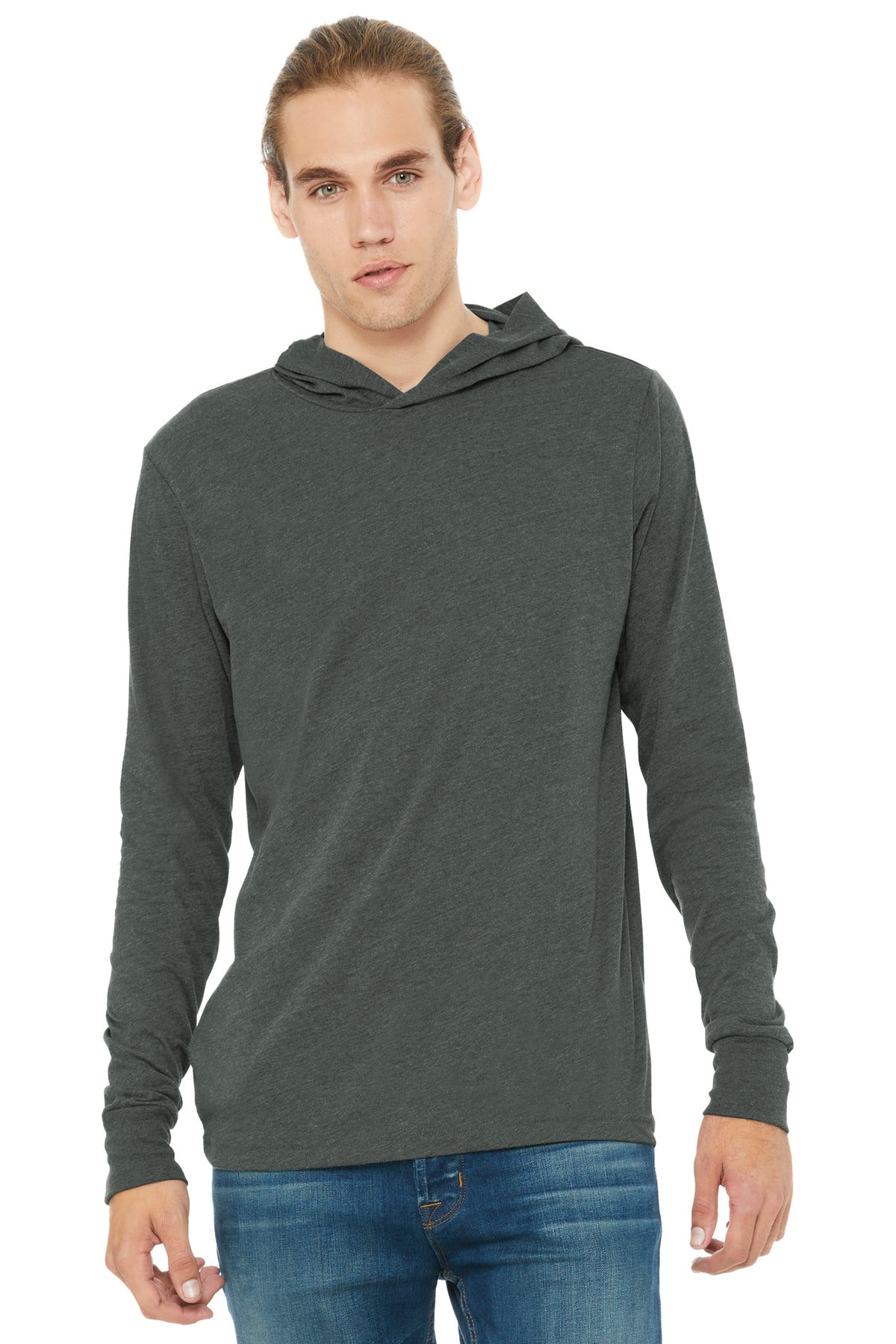 Bella + Canvas BC3512 Unisex Jersey Long Sleeve Hoodie